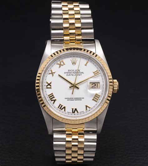 rolex acero oro datejust|Reloj Rolex Datejust 36: acero Oystersteel y oro blanco.